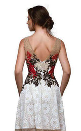 Beside Couture BC 1328 Ivory-Gold-Red