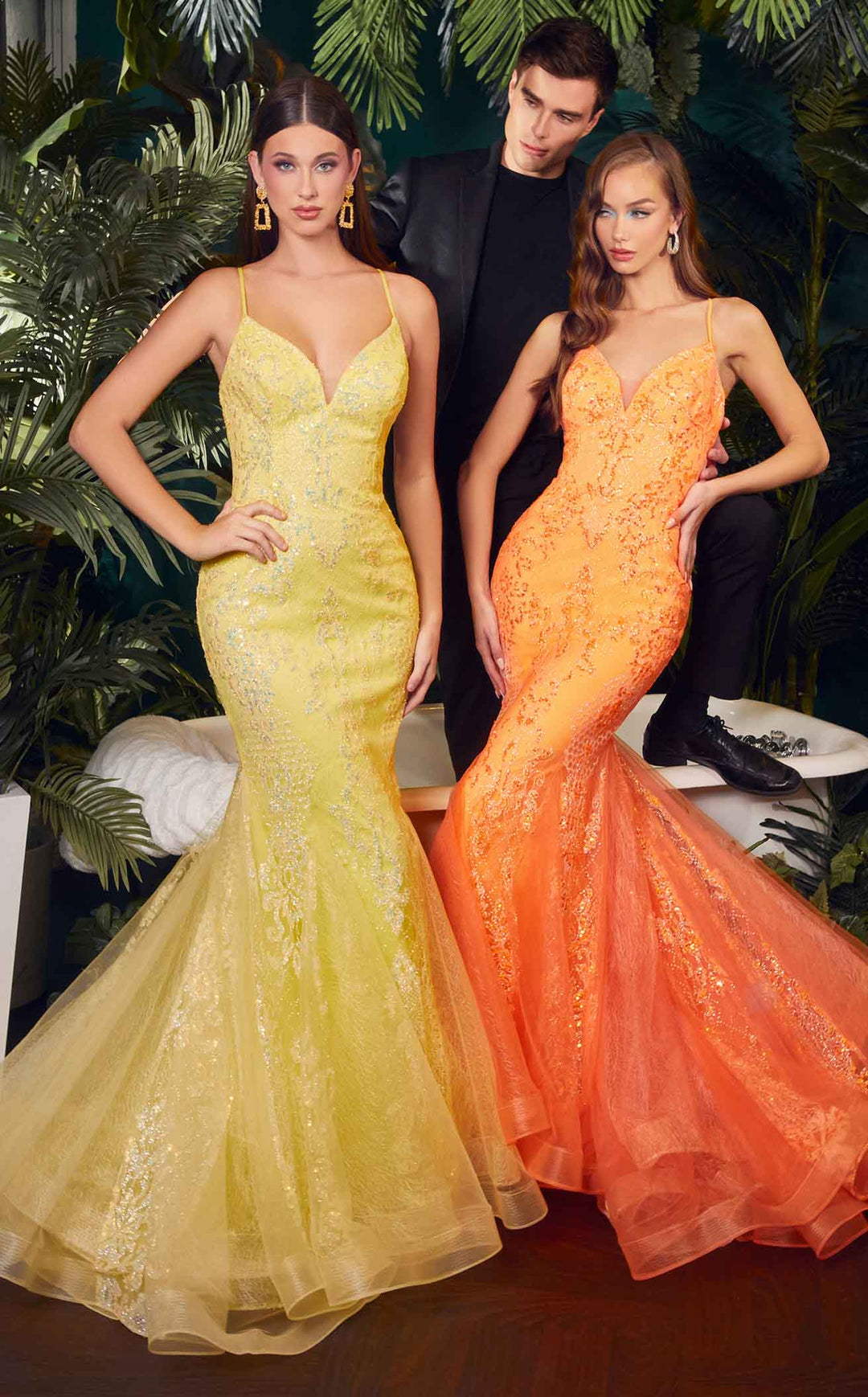 LaDivine CC2279 Yellow&amp;Orange