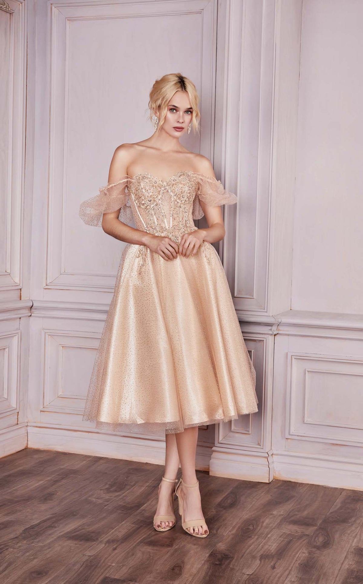 Knee Length Designer Dresses | Women's Tea Length Gowns Online NewYorkDress Knee Length Designer Dresses | Women's Tea Length Gowns Online NewYorkDress