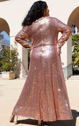 Sydneys Closet CE2302 Rose Gold