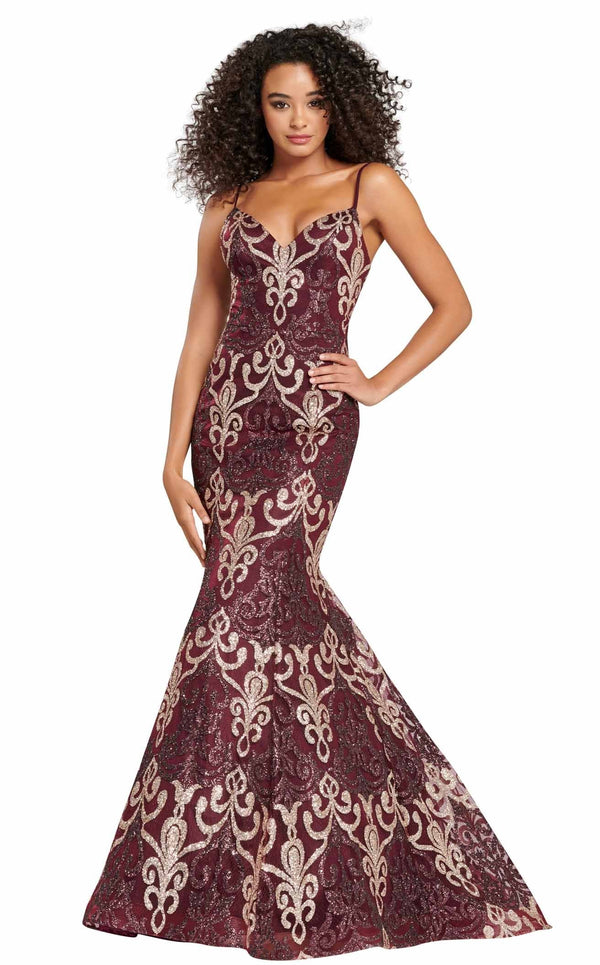 Colette CL12031 Plum-Champagne