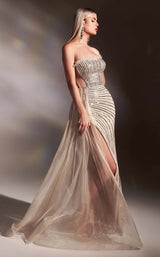 LaDivine CD991 Silver/Nude