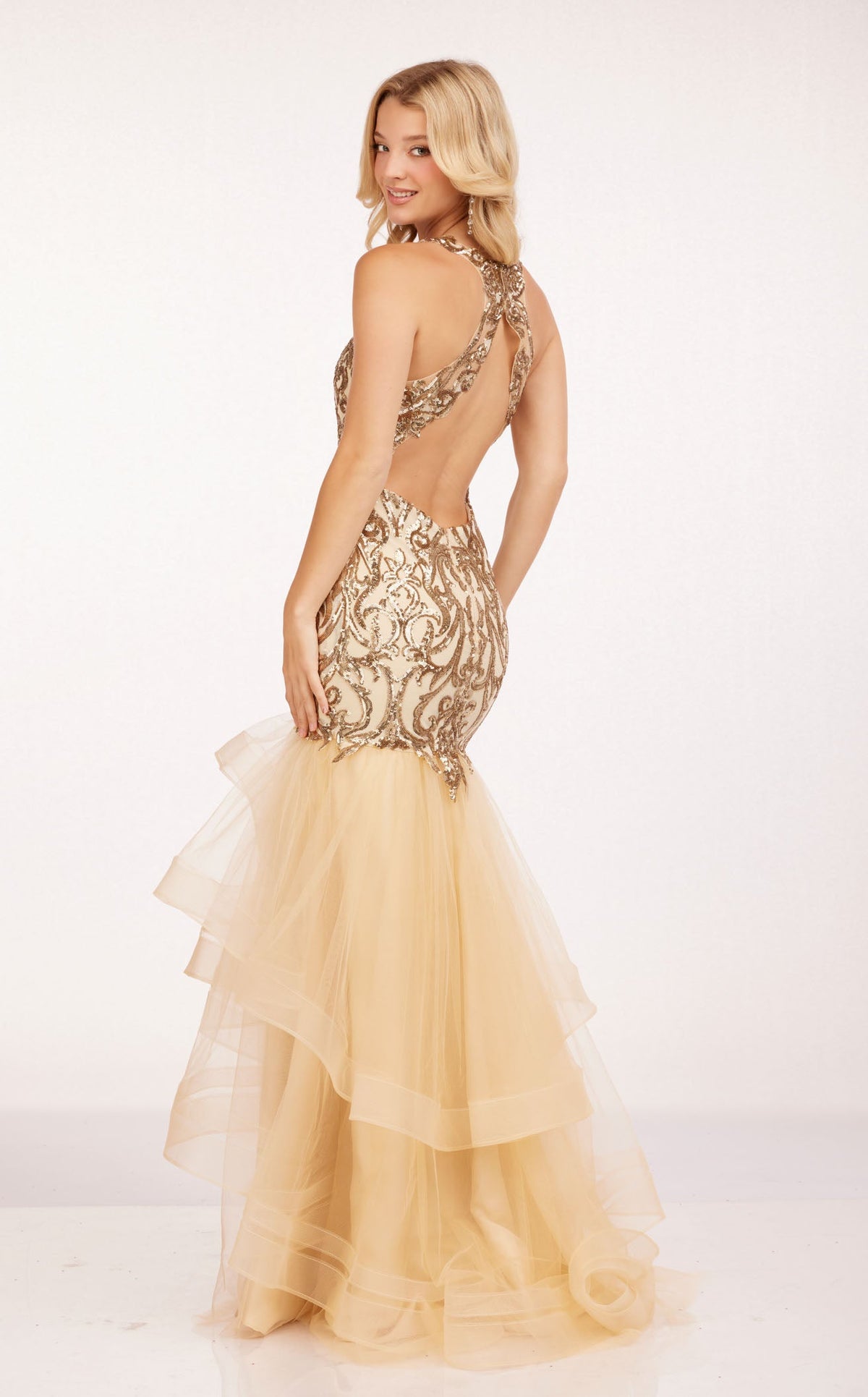 Cecilia Couture 2201 Prom Dress - Silver