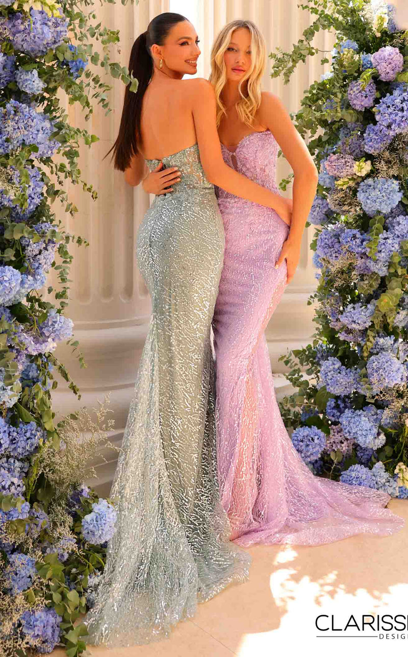 Clarisse 810782 Prom Dress - Sage | NewYorkDress Clarisse 810782 Prom Dress - Sage | NewYorkDress