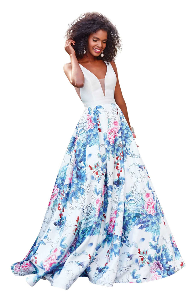 Clarisse 3538 White/Print