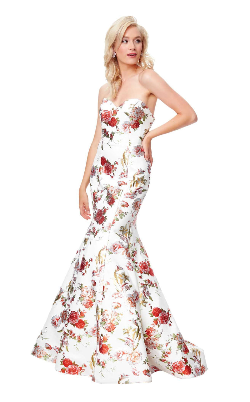 Clarisse 3801 Ivory Print