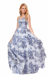 Clarisse 3871 Indigo-Silver