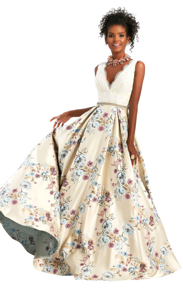 Clarisse 4973 Champagne Multi