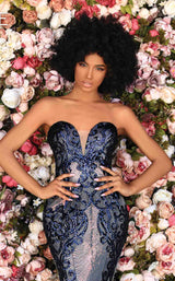 Clarisse 800293 Navy/White