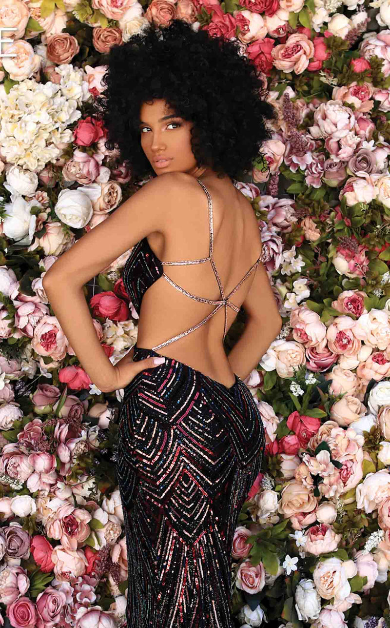 Clarisse 800387 Red-Multi-Black