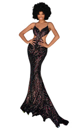 Clarisse 800387 Red-Multi-Black