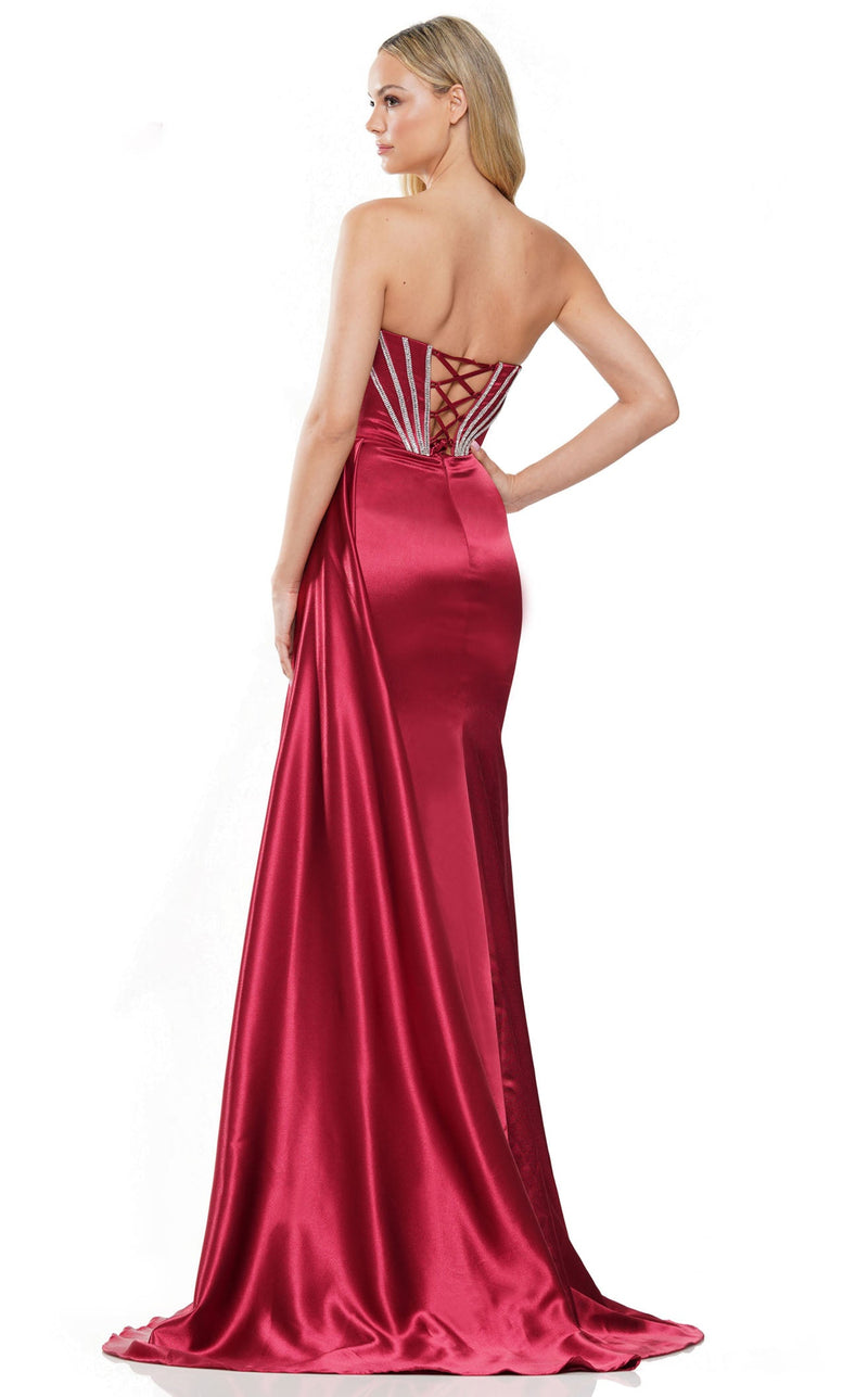 Colors Dress 3102 Wine