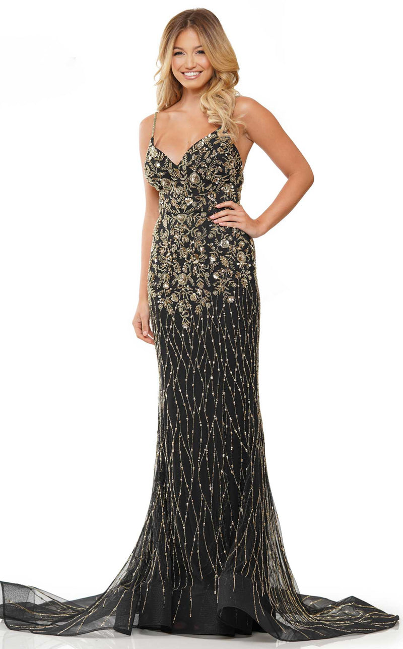 Colors Dress 3152 Black/Gold