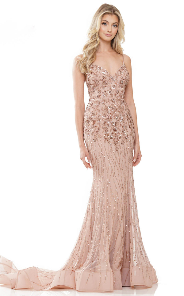 Colors Dress 3152 Mauve-Rose-Gold