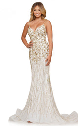 Colors Dress 3152 White/Gold