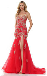Colors Dress 3198 Red/Gold