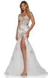 Colors Dress 3198 White/Gold