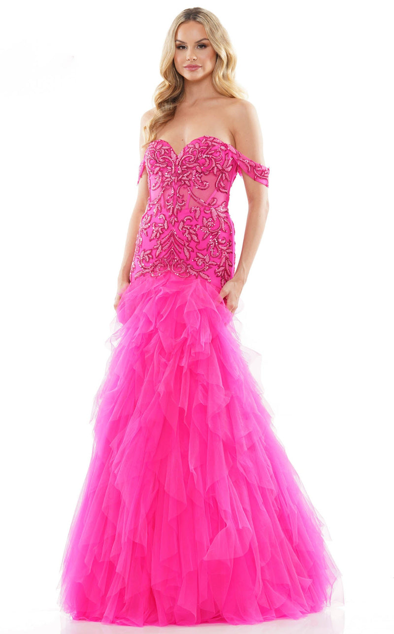 Colors Dress 3199 Hot Pink