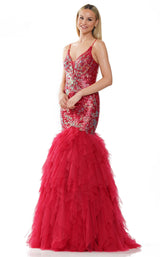 Colors Dress 3201 Wine