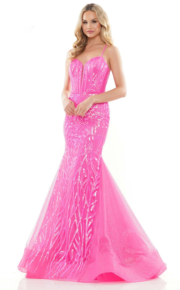 Colors Dress 3203 Hot-Pink