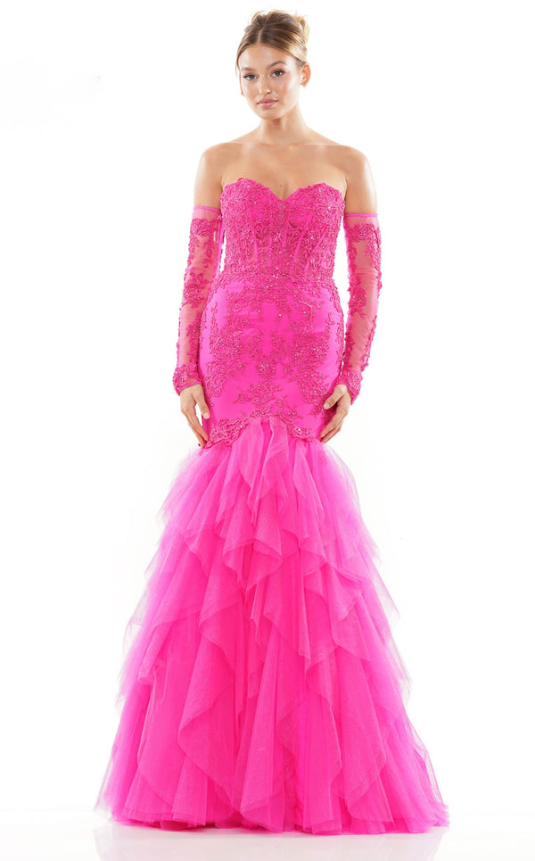 Colors Dress 3204 Hot Pink