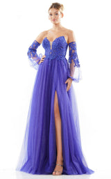 Colors Dress 3237 Royal/Purple