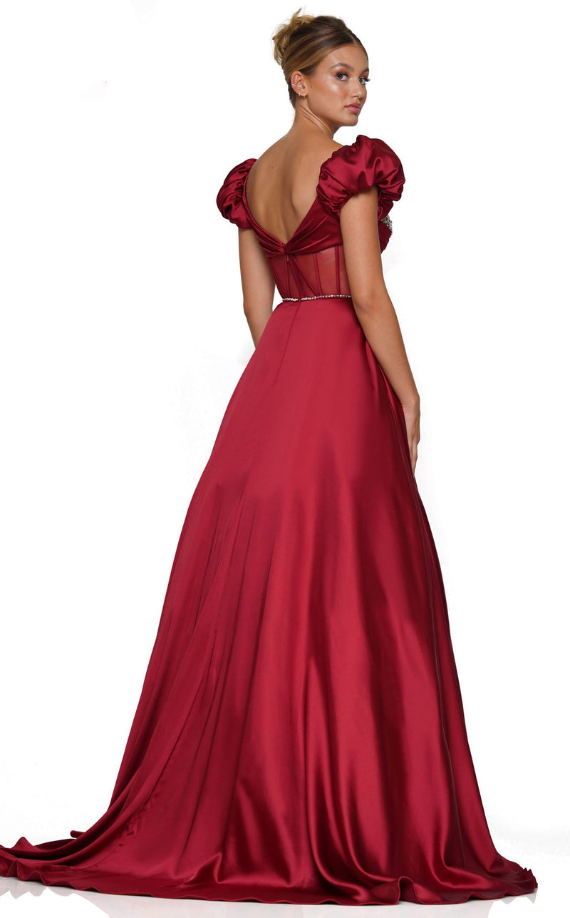 Colors Dress 3249 Wine
