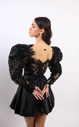 Chvmpayne Collection DL100 Dress Black