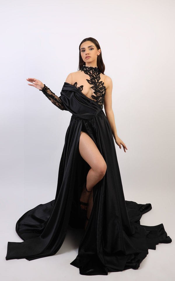 Chvmpayne Collection DL103 Dress Black