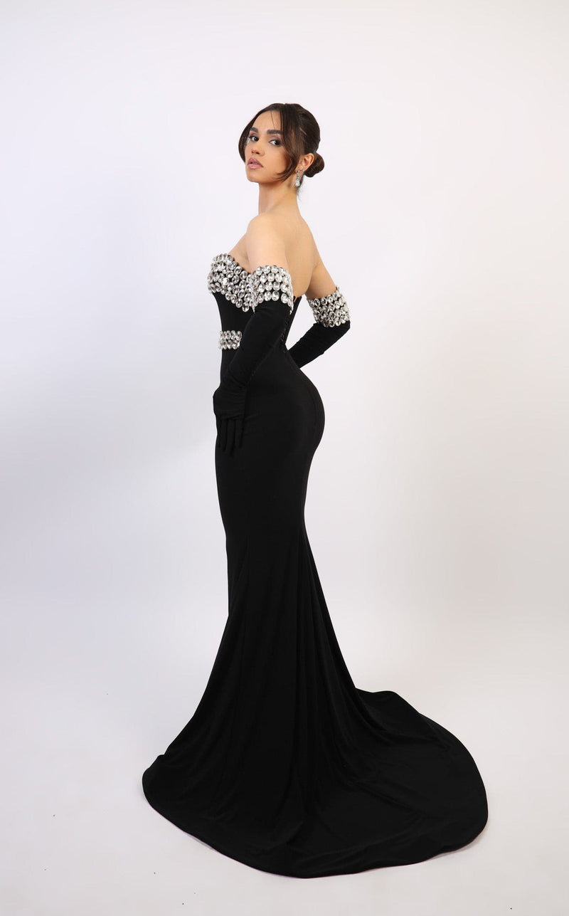 Chvmpayne Collection DL109 Dress Black