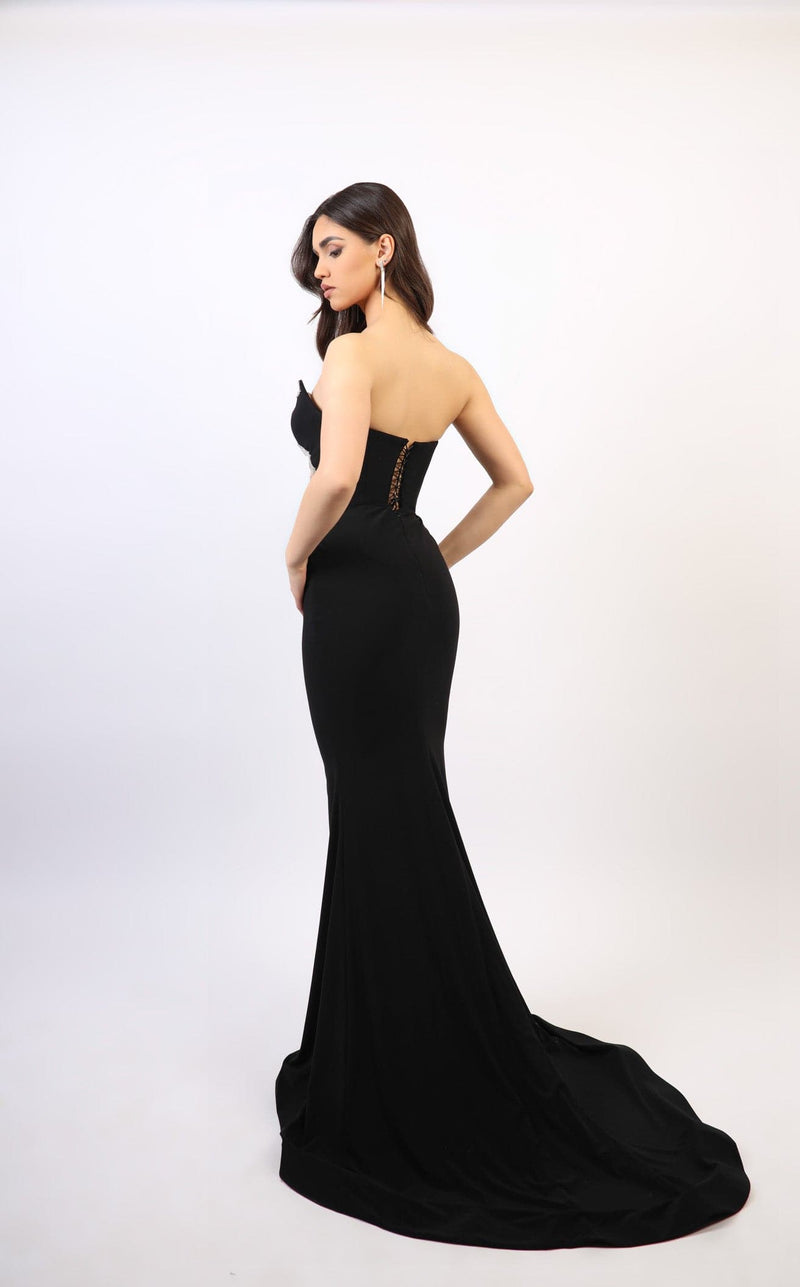Chvmpayne Collection DL111 Dress Black