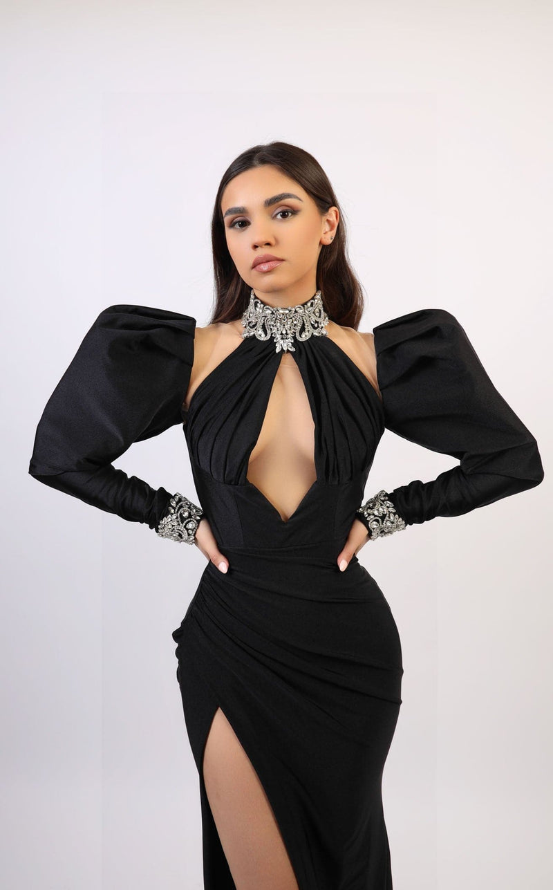 Chvmpayne Collection DL113 Dress Black