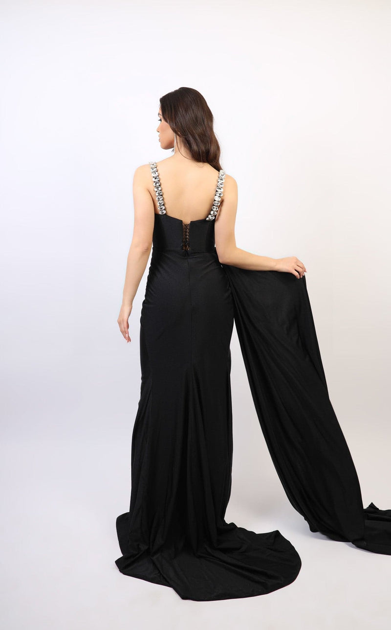 Chvmpayne Collection DL118 Dress Black
