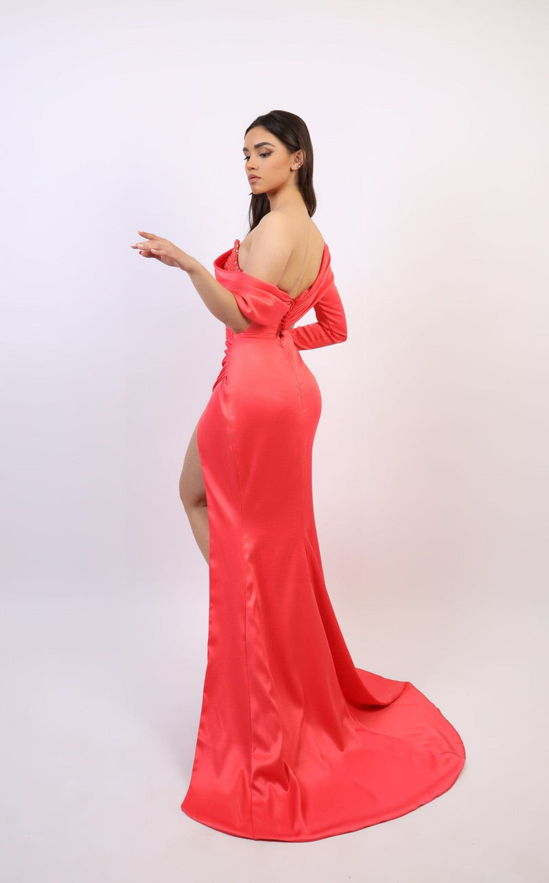 Chvmpayne Collection DL123 Dress Rose