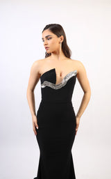 Chvmpayne Collection DL124 Dress Black