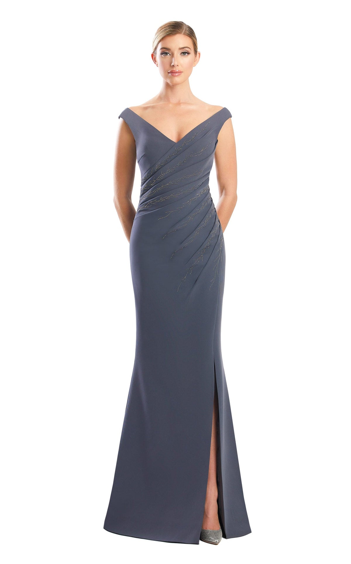 Alexander by Daymor 1757S23 Prom Dress - Delphi-Blue | NewYorkDress
