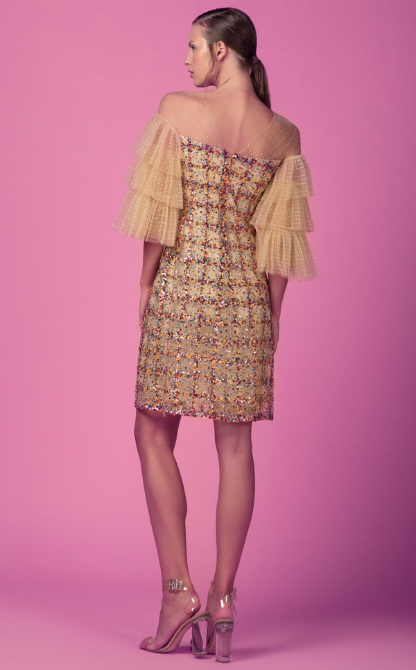 Beside Couture ED1583SD Nude-Sequins