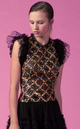 Beside Couture ED160203LK Black-Multicolor