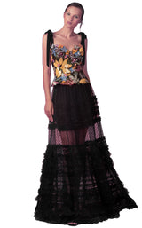 Beside Couture ED160506LK Black-Multicolor