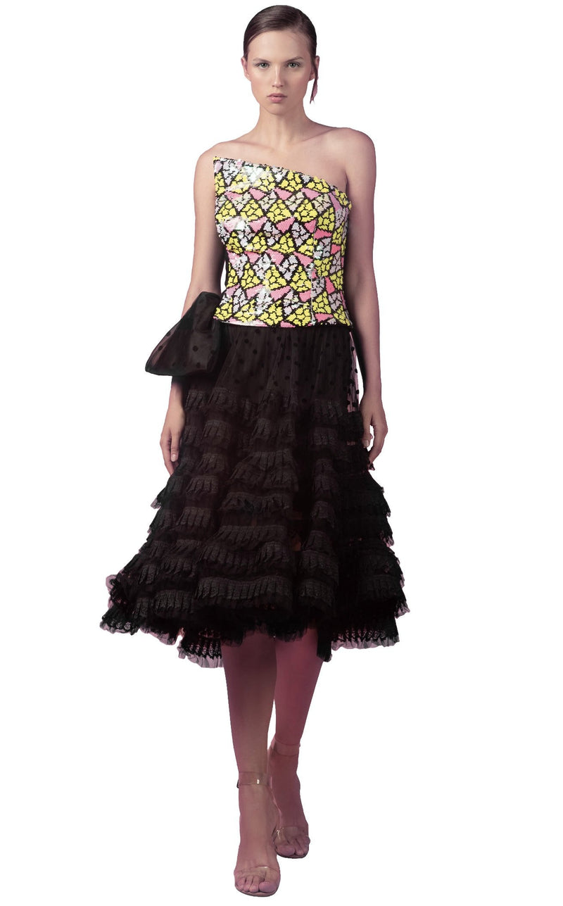 Beside Couture ED160809LK Black-Multicolor