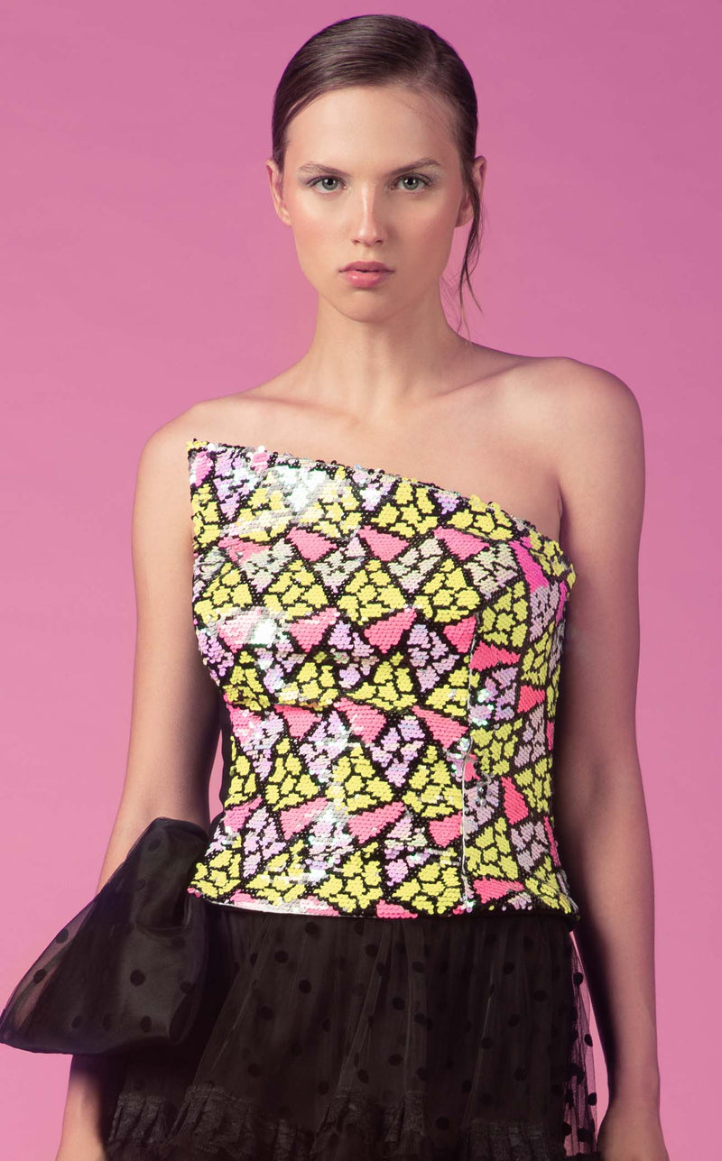 Beside Couture ED160809LK Black-Multicolor