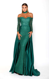 Portia and Scarlett Emerald Gown Emerald