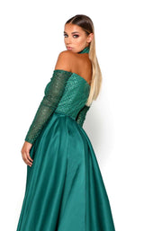 Portia and Scarlett Emerald Gown Emerald