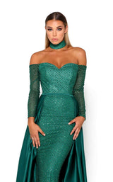 Portia and Scarlett Emerald Gown Emerald