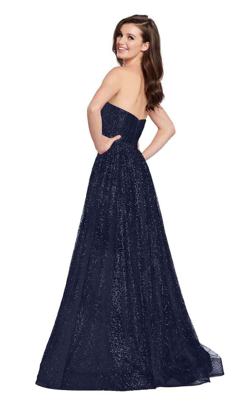 Ellie Wilde EW119002 Navy Blue