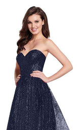 Ellie Wilde EW119002 Navy Blue
