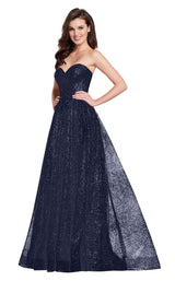 Ellie Wilde EW119002 Navy Blue