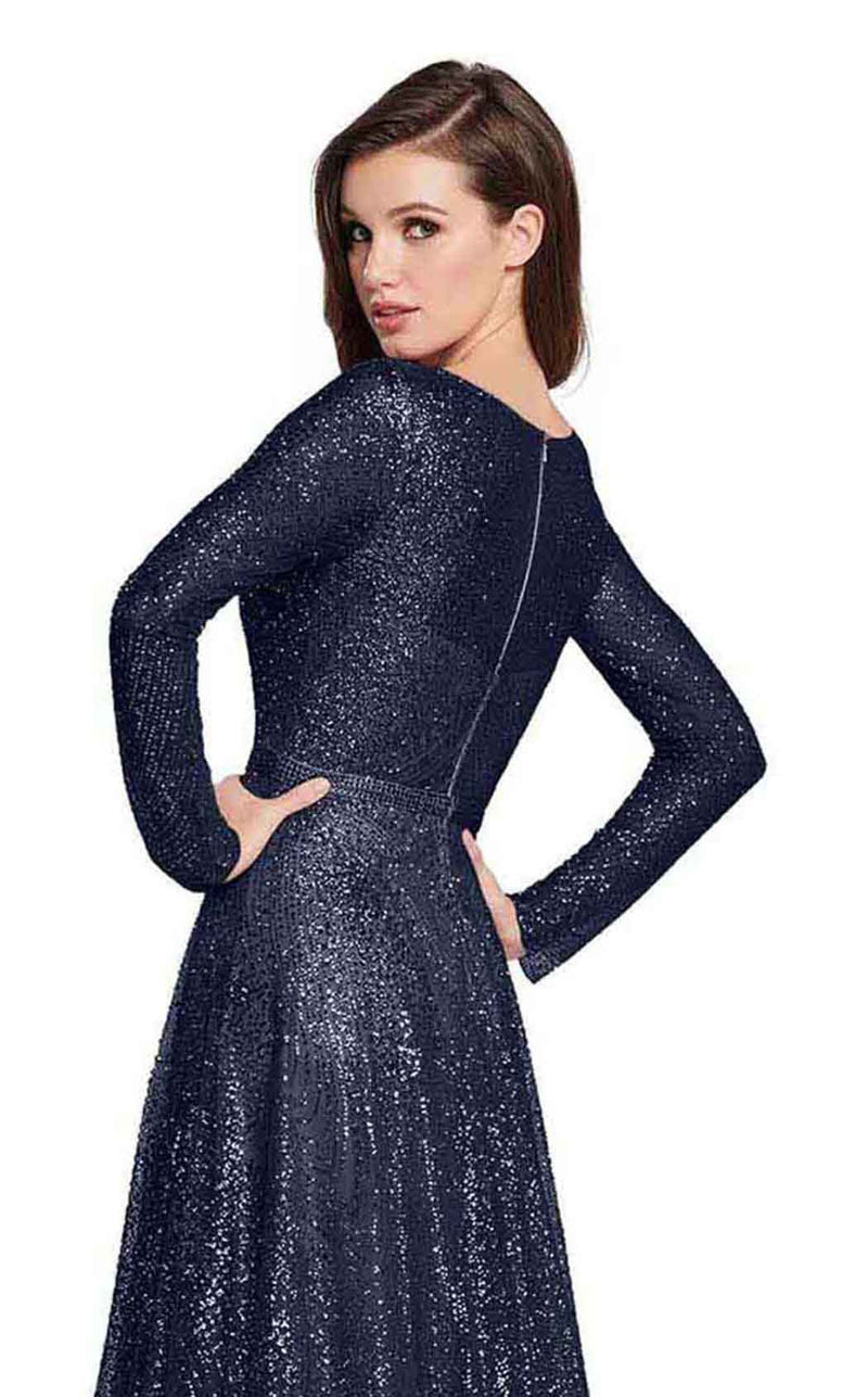 Ellie Wilde EW119003 Navy Blue
