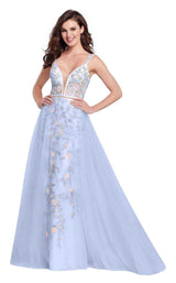 Ellie Wilde EW119011 Navy-Blue-Multi