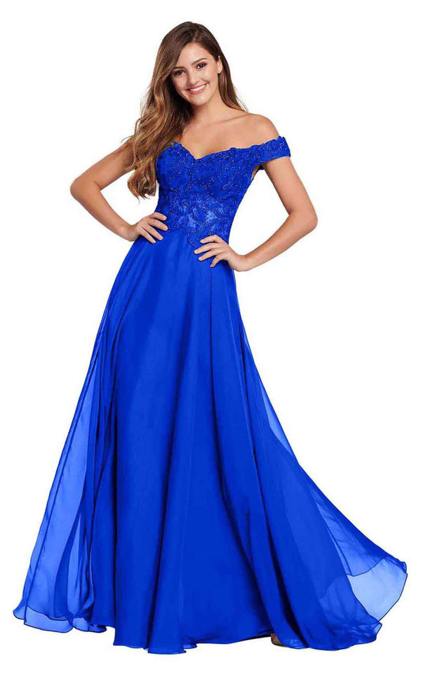 Ellie Wilde EW119023 Royal Blue